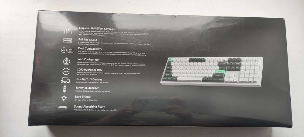 Keychron Q6 HE QMK с магнитным переключателем, полностью алюминиевая