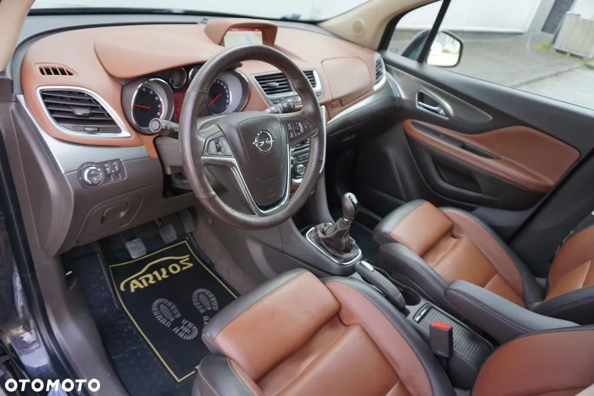 Opel Mokka 1.4T COSMO S&S Brązowa Skóra Navi Alu18 Ledy ŚLICZNA ARKOS