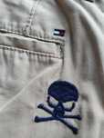Beżowe Chino Spodnie Tommy Hilfiger Slim Fit 33x30 super stan