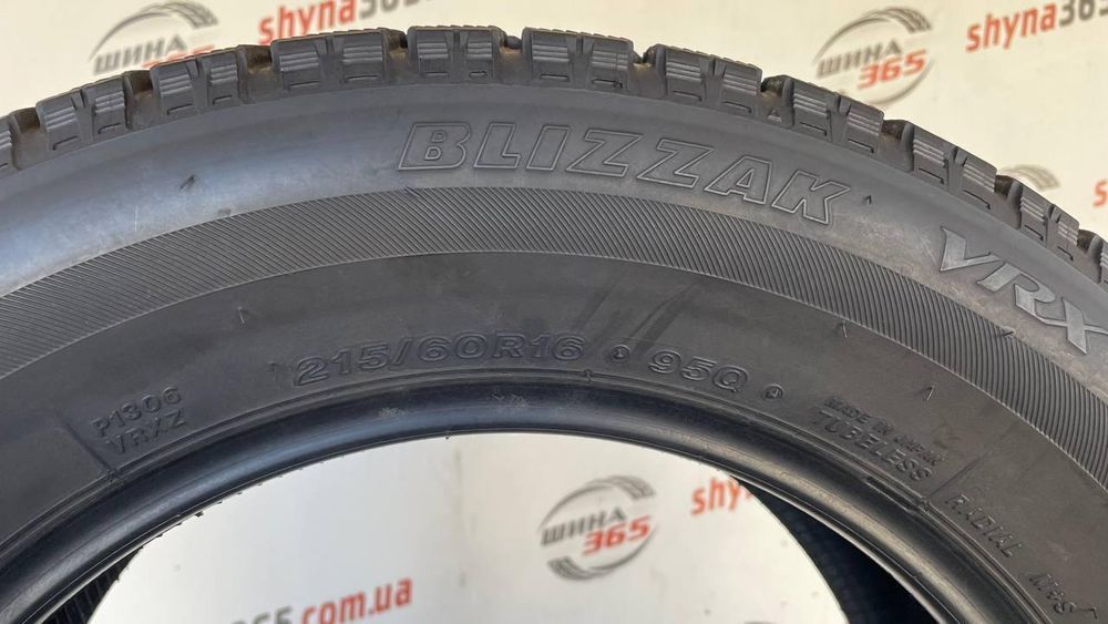 215/60 r16 bridgestone blizzak vrx 7mm шини бу зима