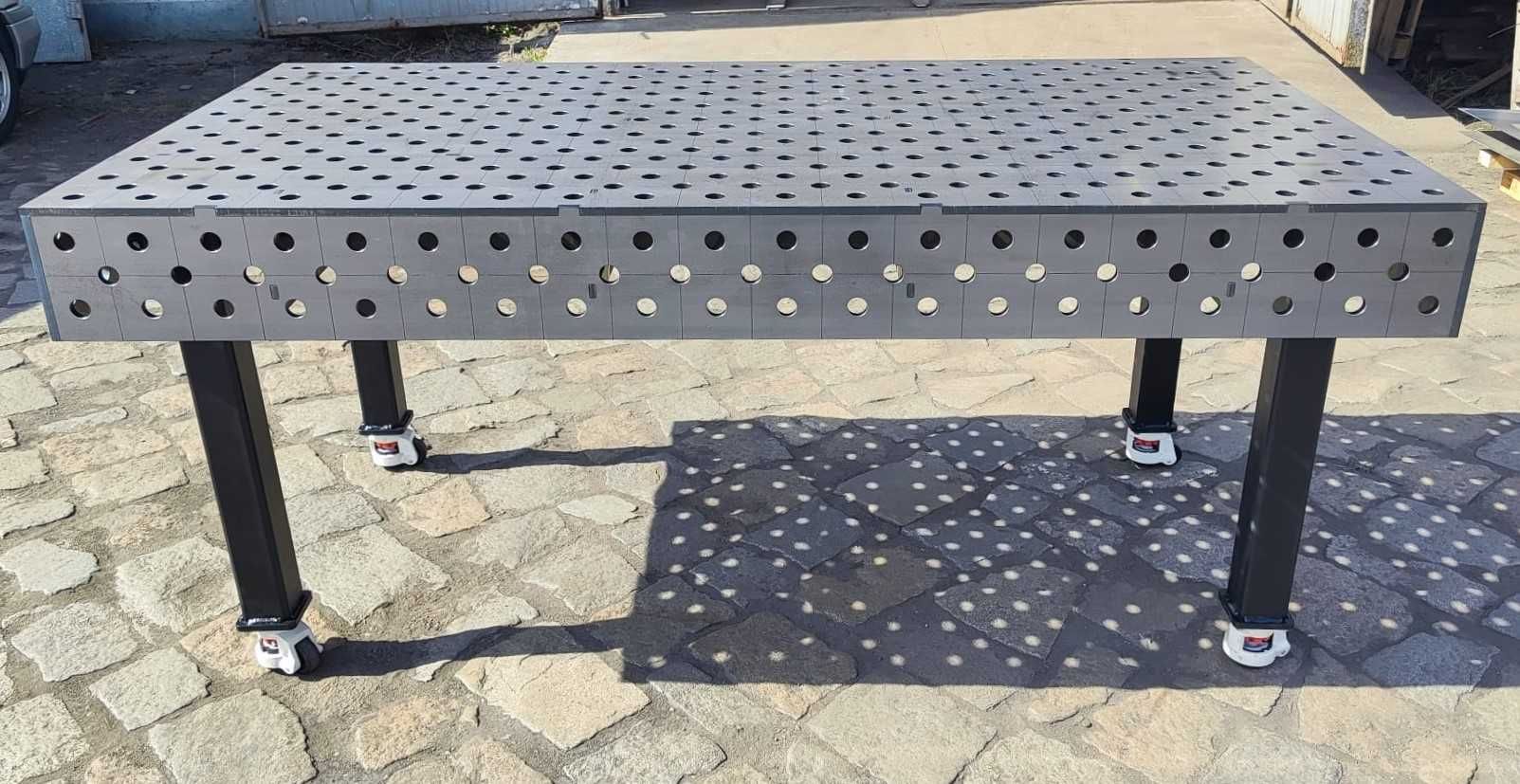Stół spawalniczy, montażowy 2000x1000x200x12mm system 16/28 2mx1m