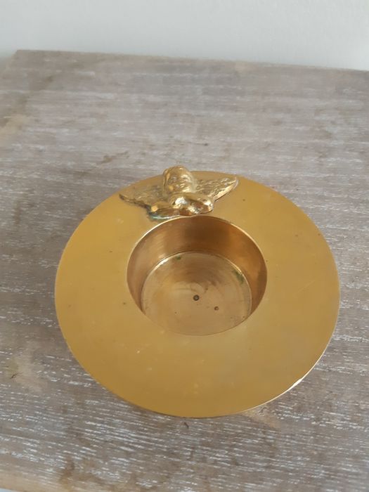 Podstawka na świeczkę tealight mosiądz Stylowe starcia