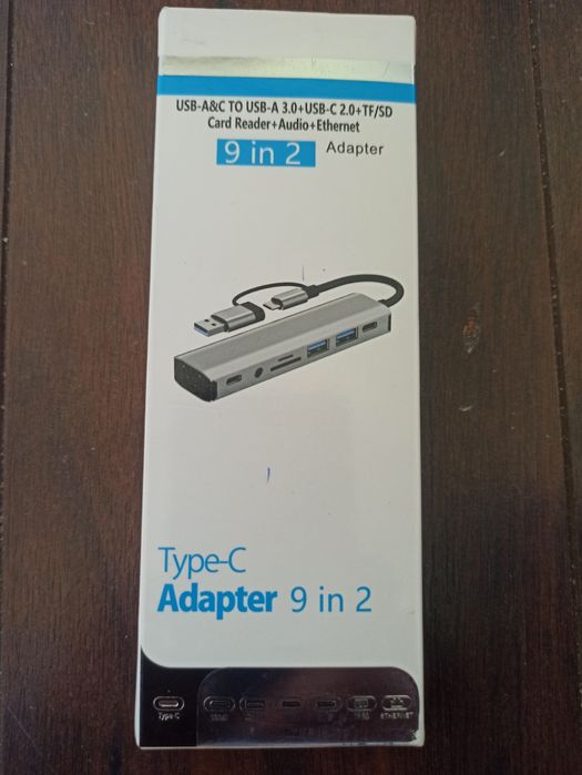 Koncentrator USB (hub USB), konkretnie model Dalimee 9w2.