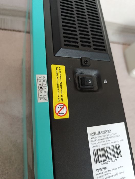 Гібридний сонячний Anern AN-SCI-EVO-6200 + WIFI