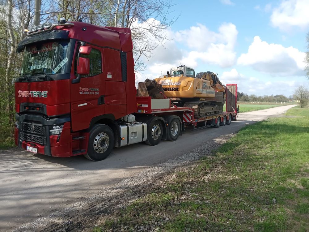 Transporty ponadgabarytowe, maszyn rolniczych, sprzętu ciężkiego