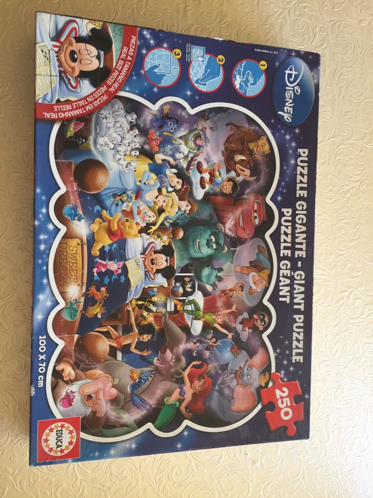 Puzzle disney grande 100cmx70m