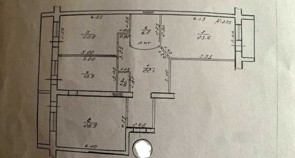 Продам 3-х ком 130м  ГОВОРОВА/ Армейская рядом ПАРК