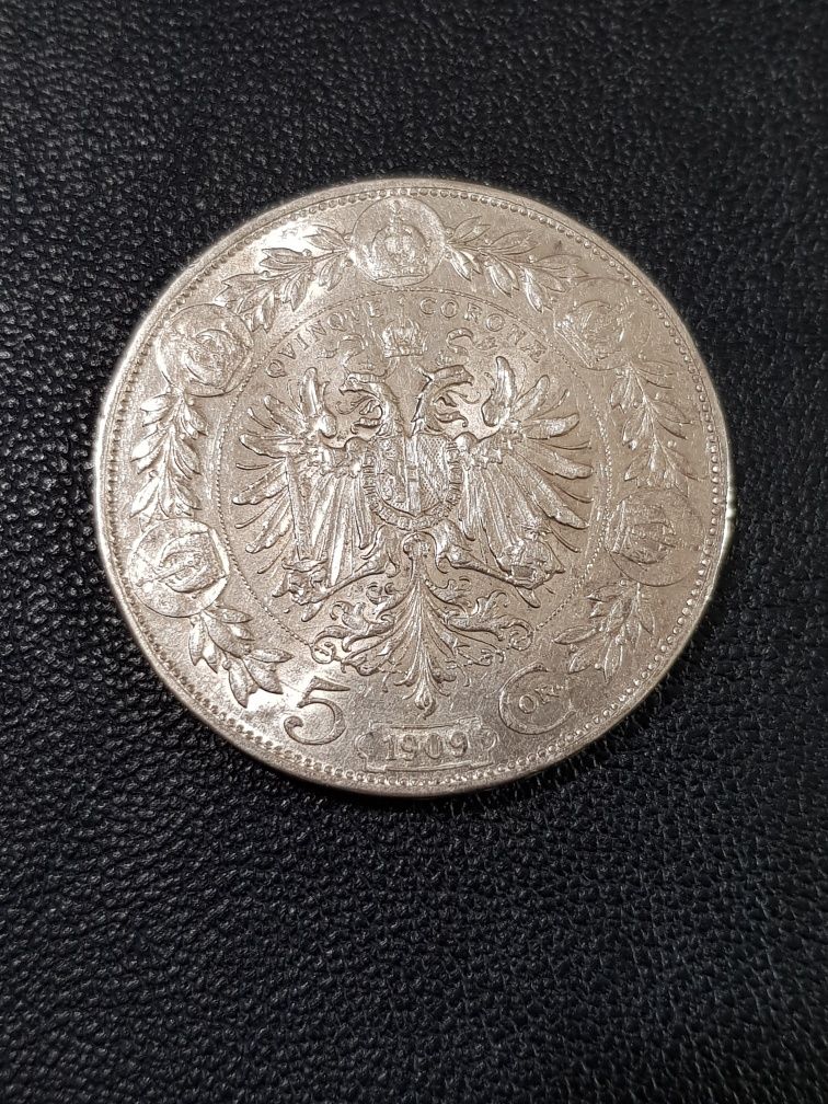 5 крон, серебряная монета