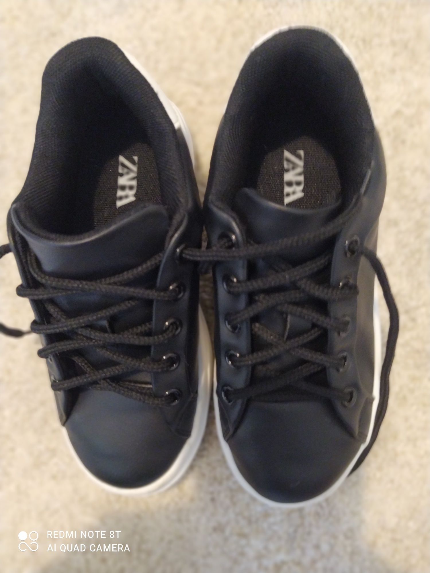 ZARA buty czarno biale 29