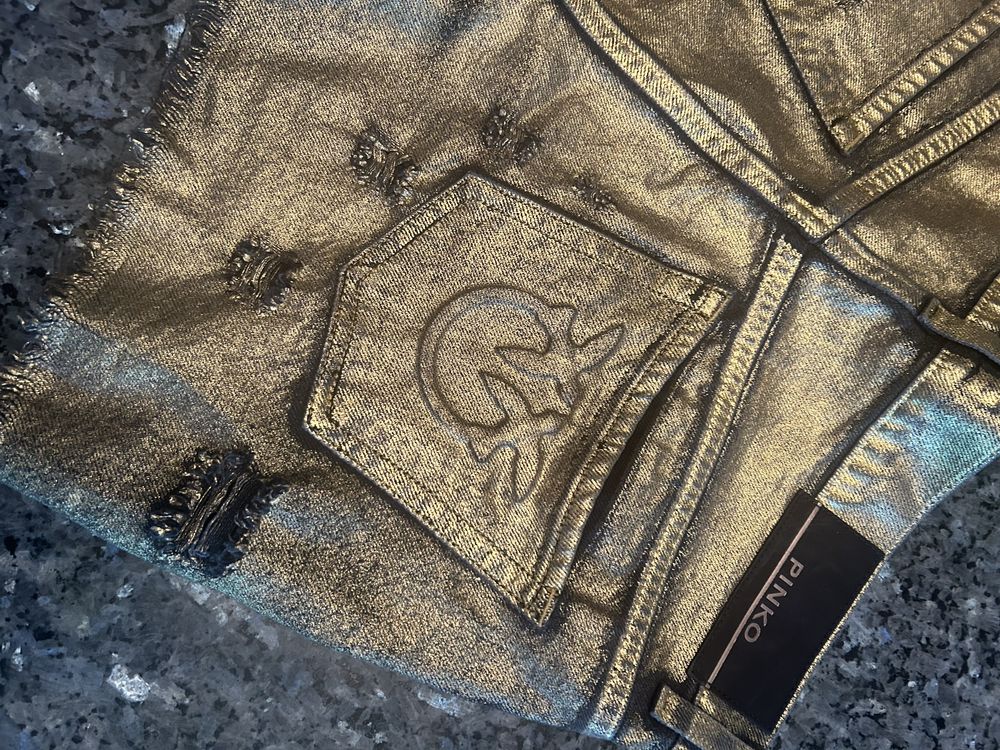 Piekne zlote spodenki jeans Pinko r.31/L