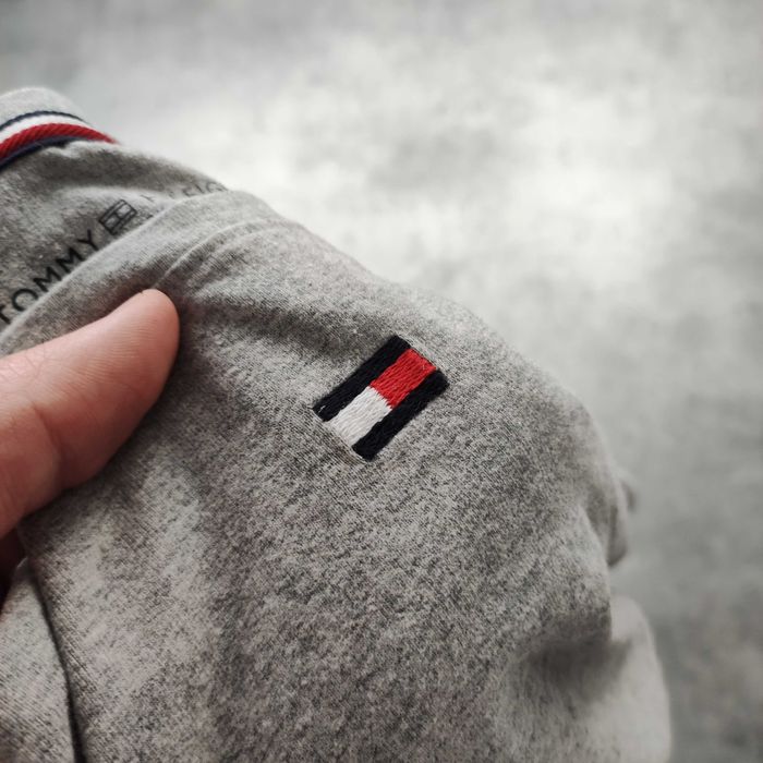DAMSKA Koszulka PREMIUM Bawełna Tommy Hilfiger Małe Logo Haft Casual
