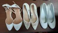 Белые босоножки,туфли, 39, 40 размер