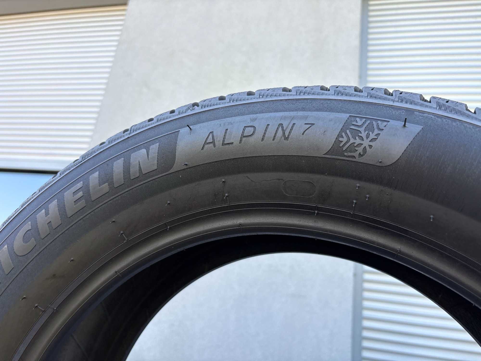 x2 zima 205/60R16 Michelin ALPIN7 POLEASINGOWE jak nowe 8,5mm 24r Z328