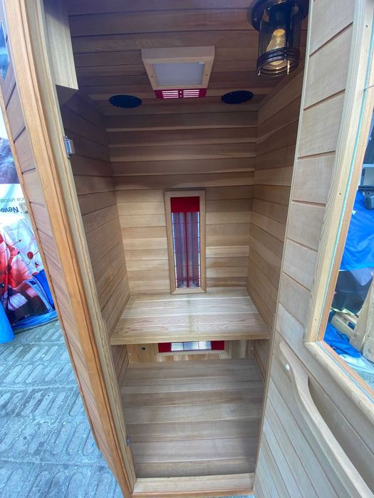 Sauna infrarot infrared kabina na podczerwień 1os Vitatherm mała 2cz
