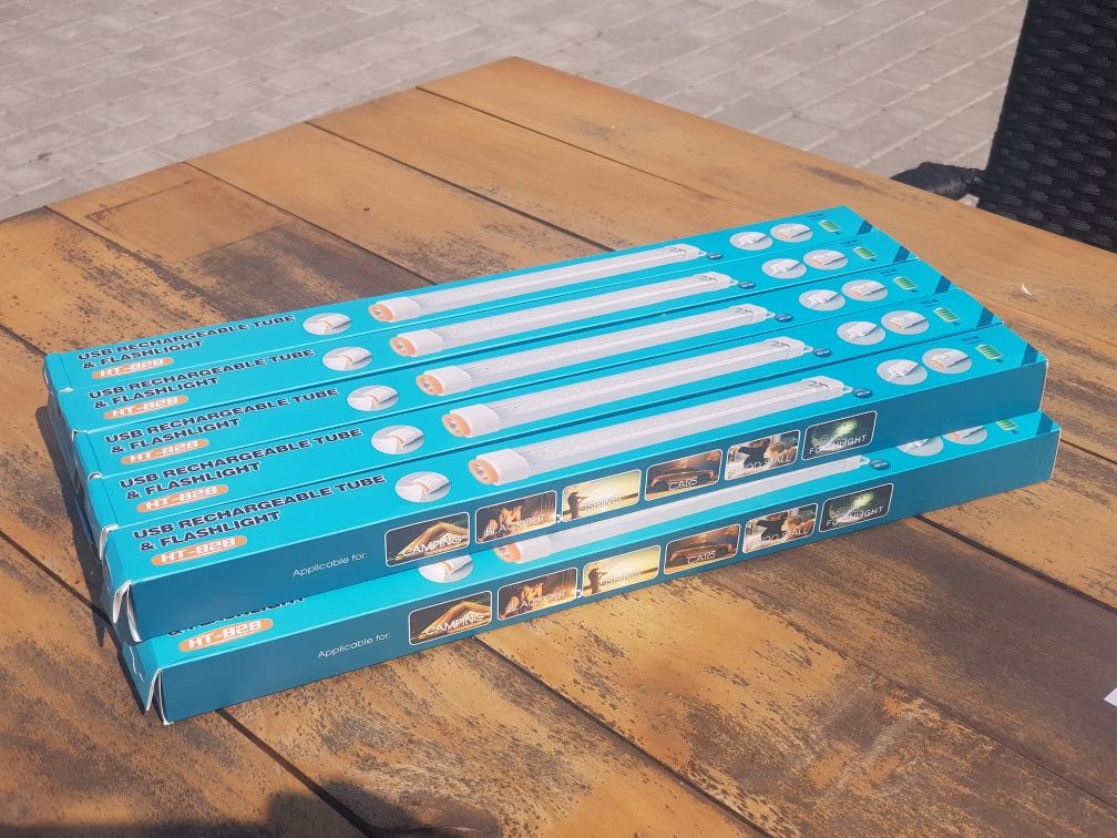 Лампа на магнітах яскрава 25см 38 LED акумулятор 18650 300