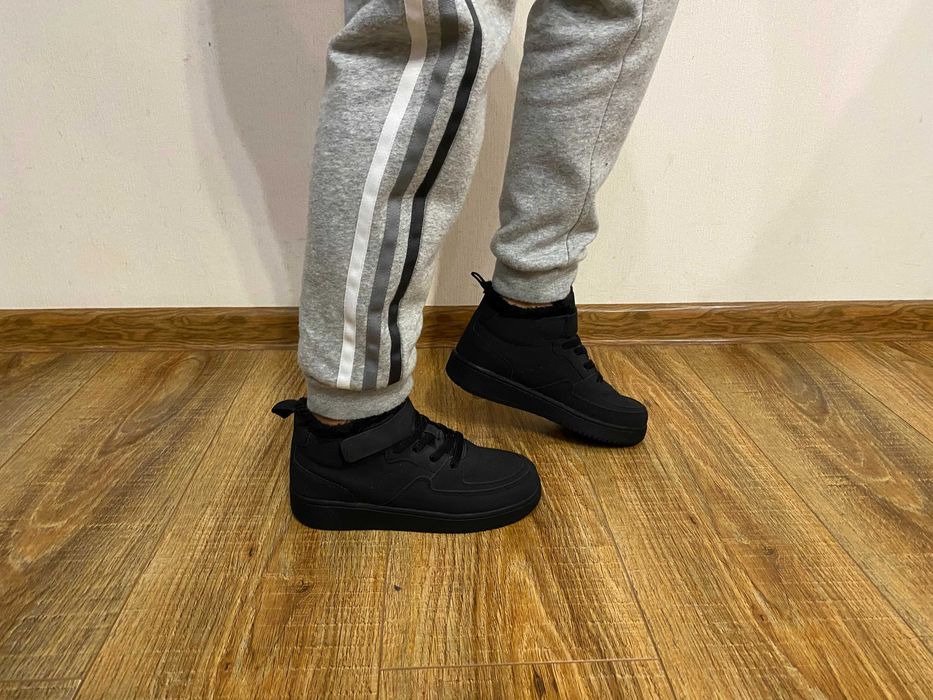 H&M хайтопы утепленые кроссовки детские ботинки оригинал р.26