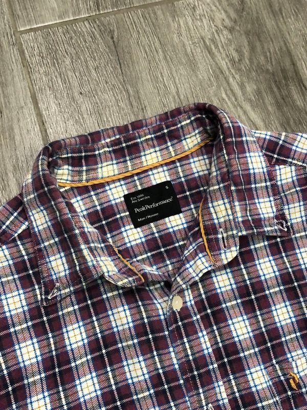 Peak Performance Koszula Flanelowa Męska Logo r. S