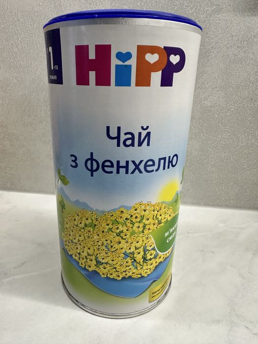 Дитячий чай Hipp з фенхелю від коліків