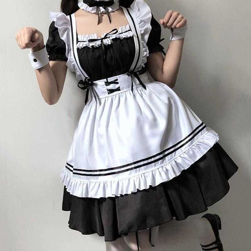 Pokojówka cosplay Maid anime Lolita rozmiar M