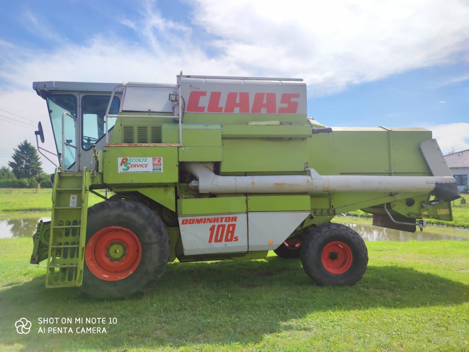 Claas Dominator 108 / Heder 5 m z wózkiem/ Klimatyzacja