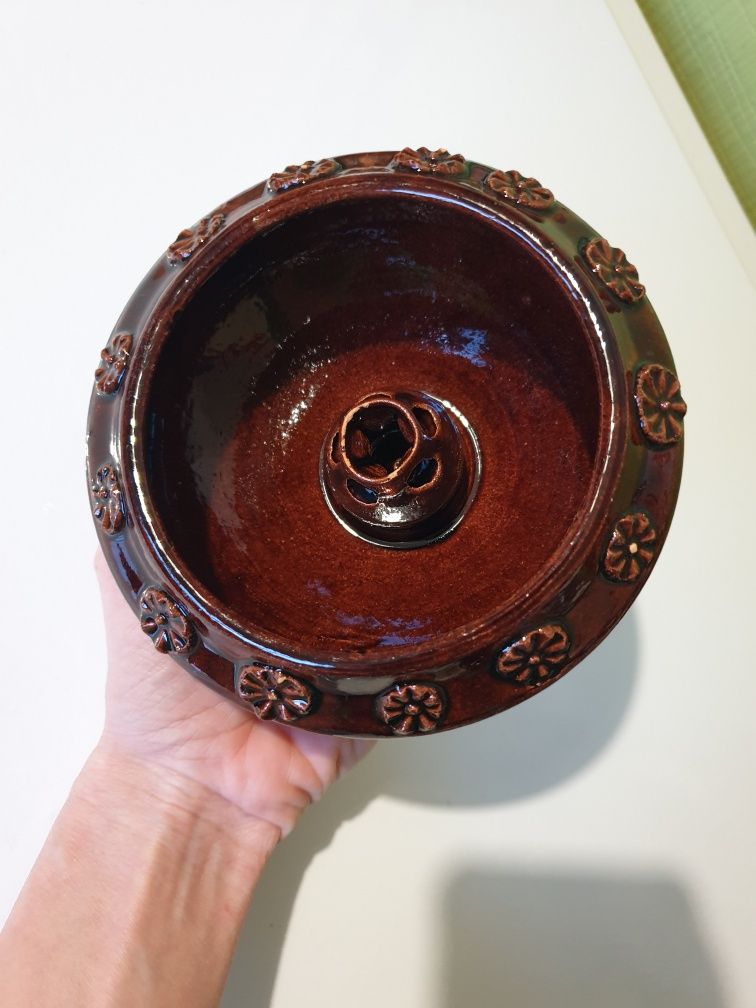 Ikebana ceramiczna prl porcelit