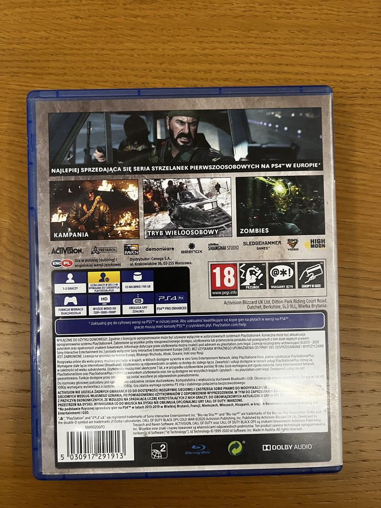 Call of Duty Cold War PS4