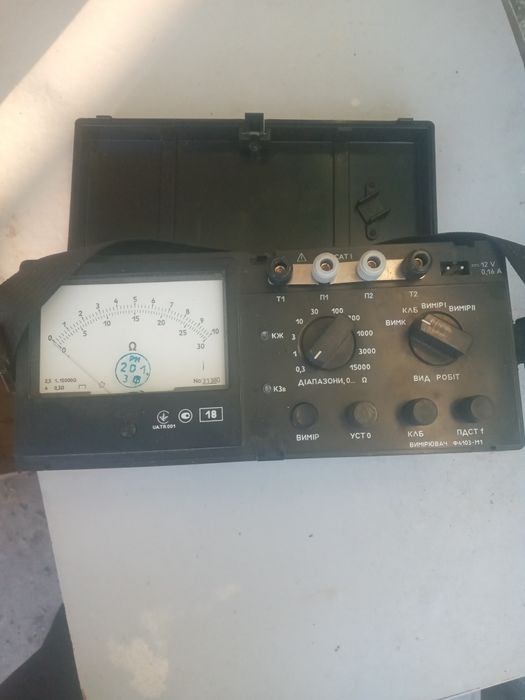 Вимірювач опору  Ф4103-м1