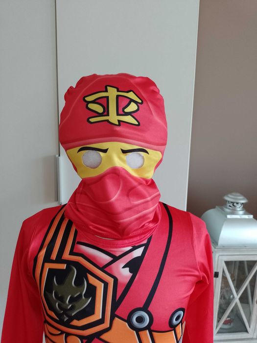 NOWY strój karnawałowy NINJA WOJOWNIK KAI ninjago kostium 104/110 (4)