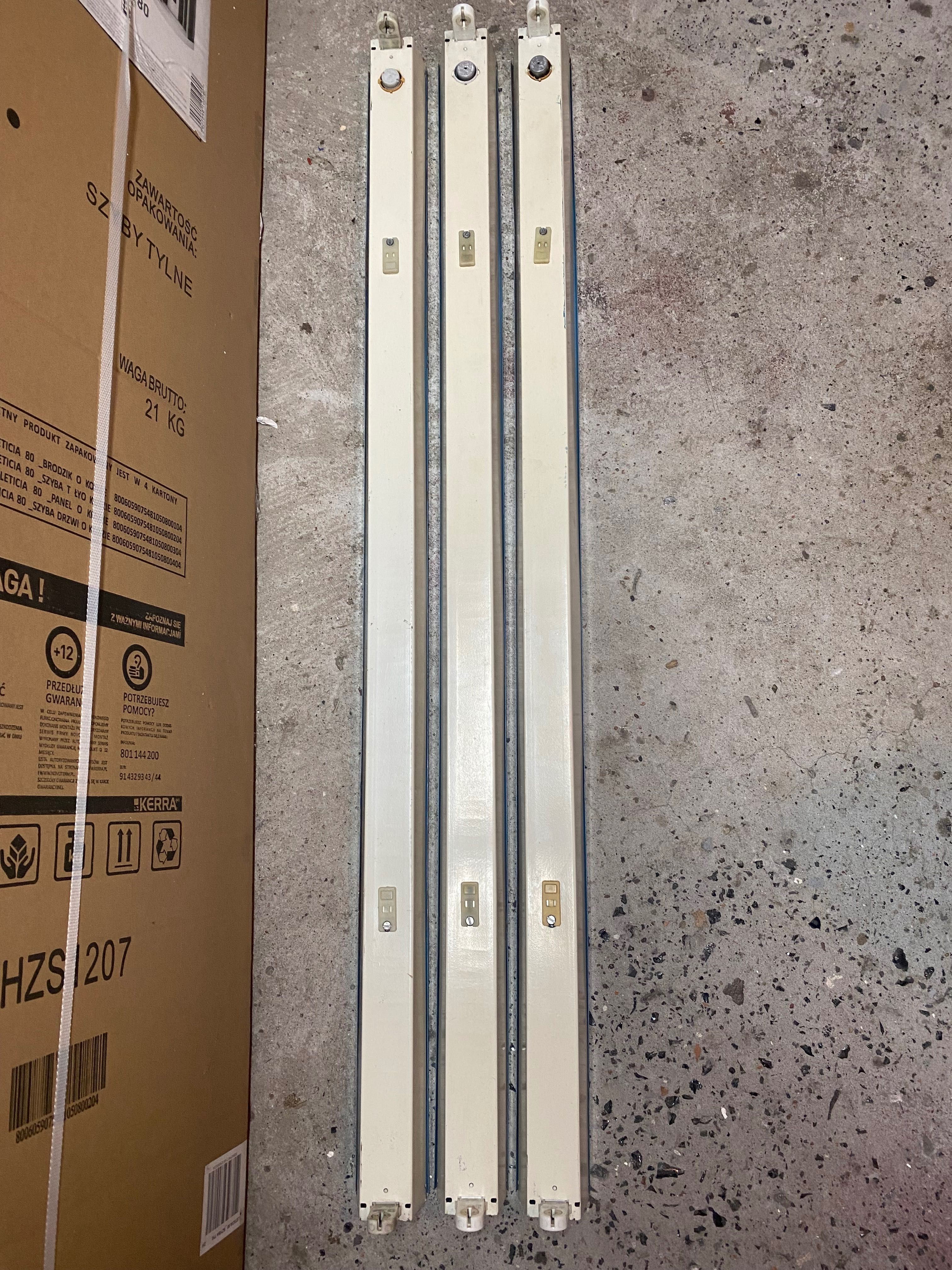 oprawa świetlówek Polam Farel 120 cm 1 x 40W plus świetlówka 36W