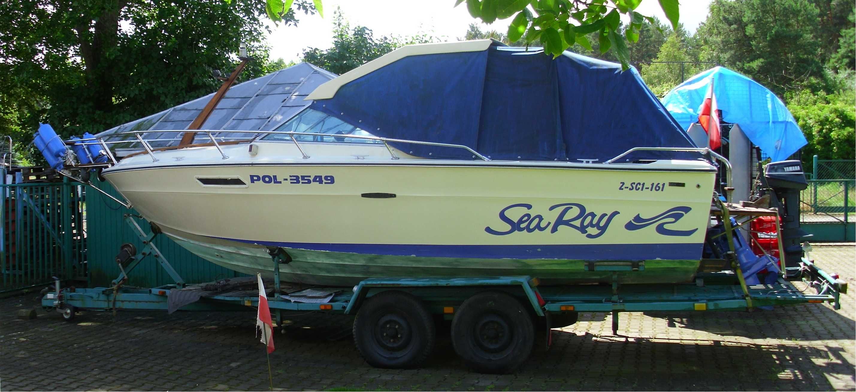 Łódź motorowa kabinowa Sea Ray 220CC 1975r.W PL od 97r