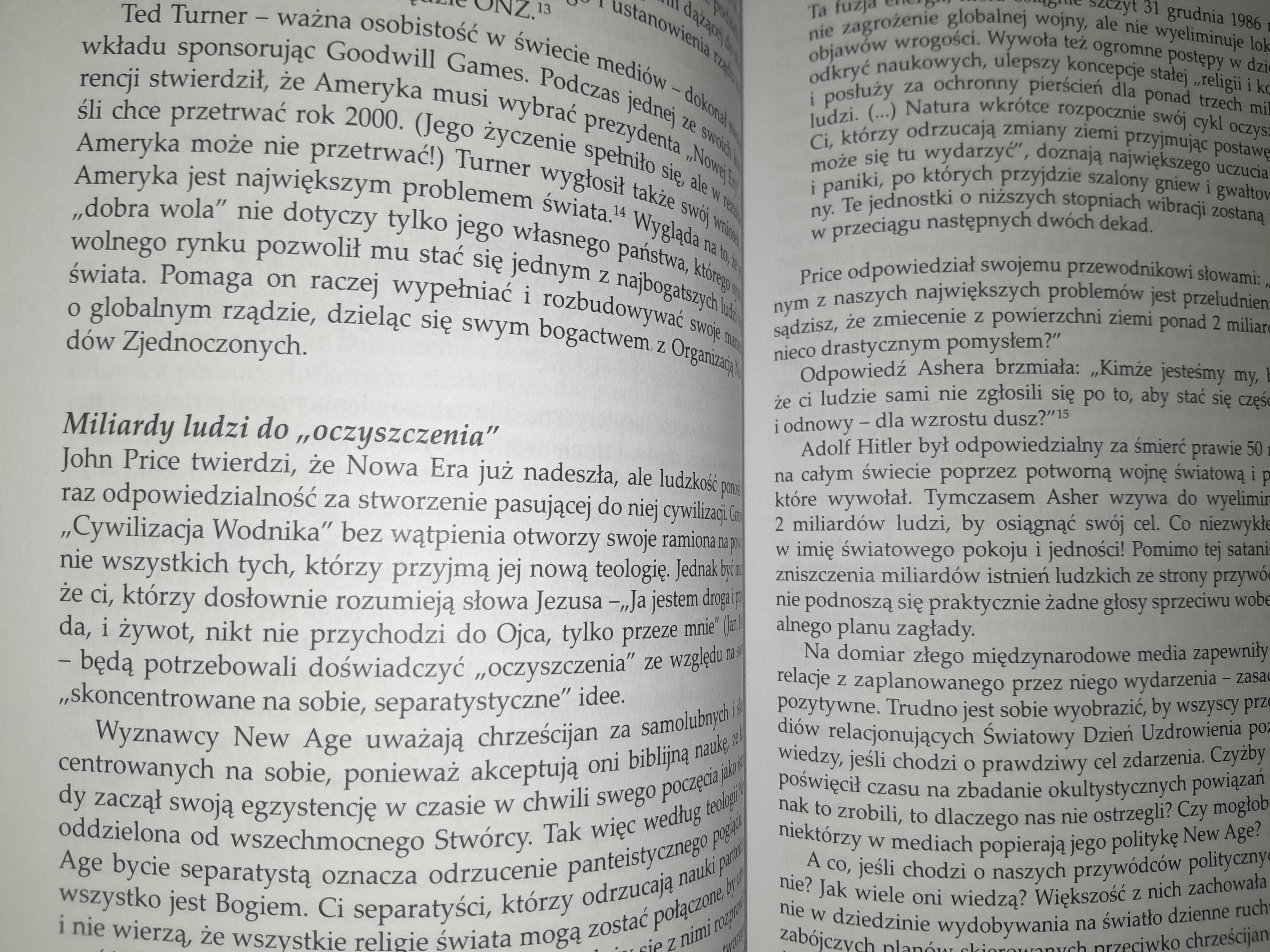 NOWA ŚWIATOWA RELIGIA Kah Interfaithsm Globalny rząd spisek walka Bóg