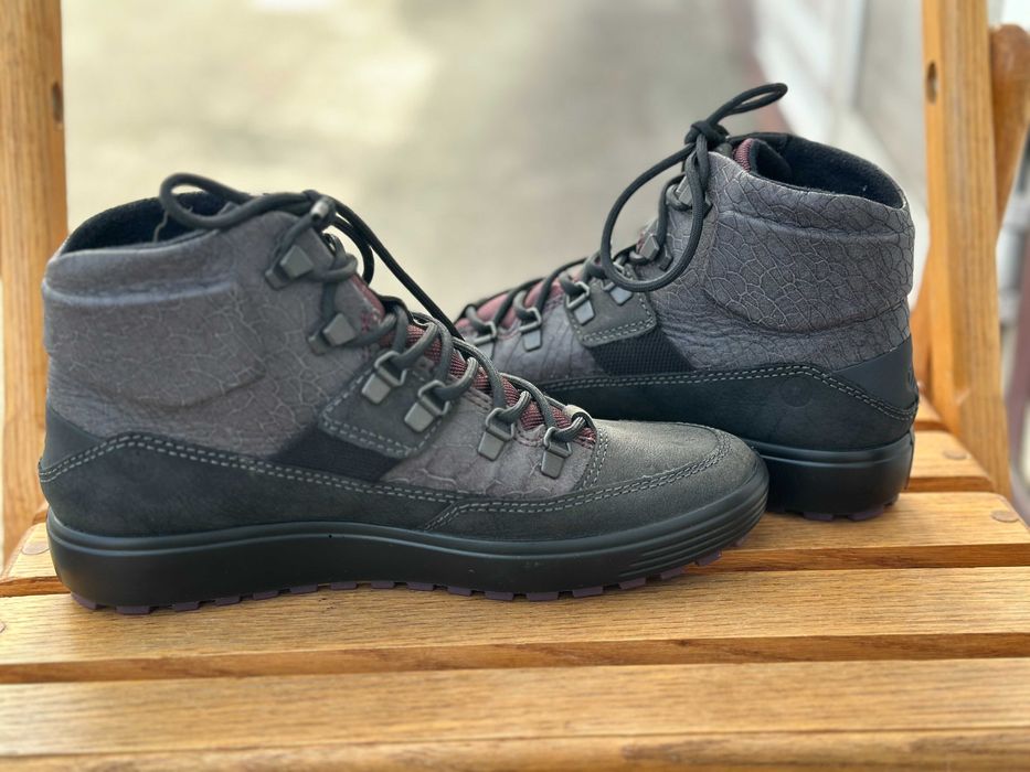 жіночі зимові осінні напів чоботи Ecco Soft 7 Tred Оригінал р 38 та 40