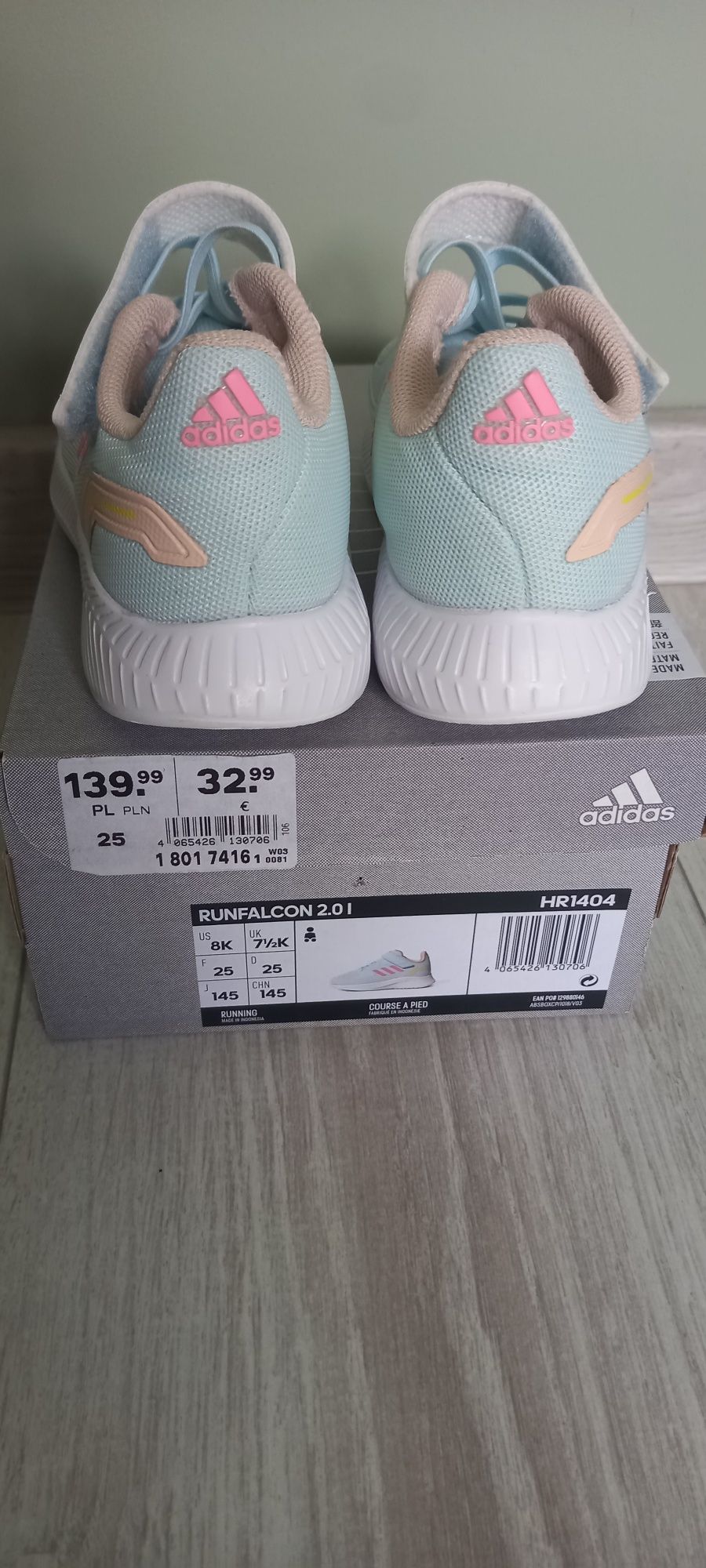 Buty dziewczęce adidas RUNFALCON 2.0 I rozm.25