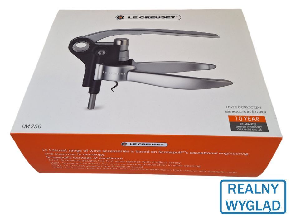 Le Creuset Lm250 Leverpull Korkociąg Otwieracz Z Obcinarką Do Folii