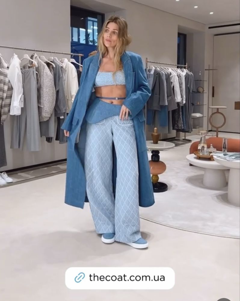 Кеди кросівки денім the coat