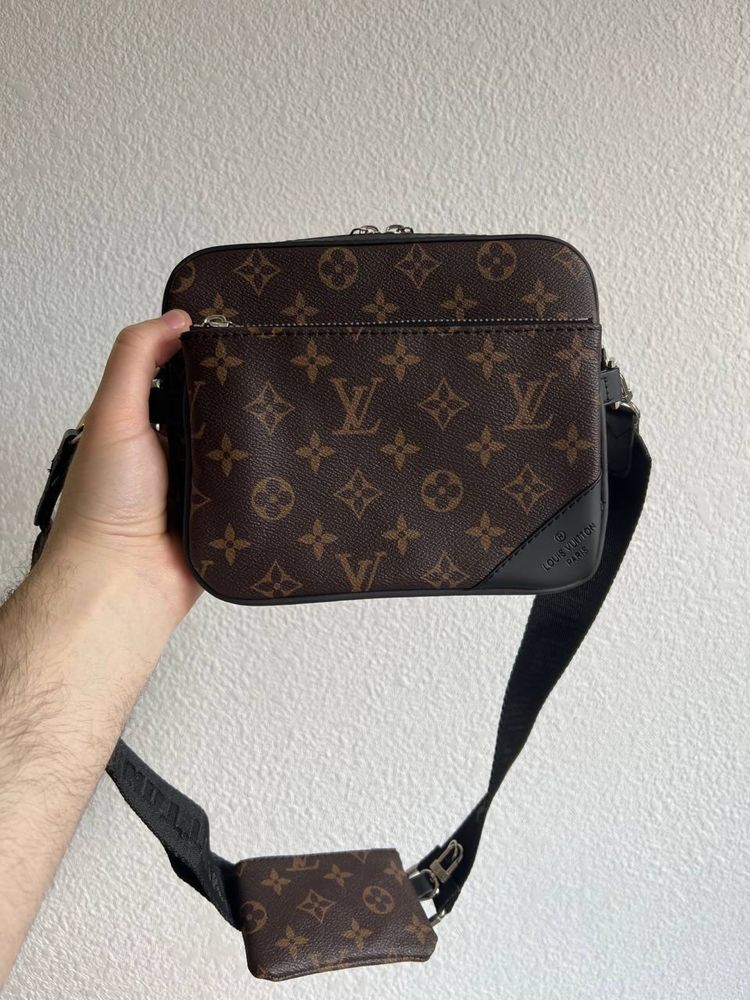 Мужская сумка через плечо 3в1  Louis Vuitton/Чоловіча сумка