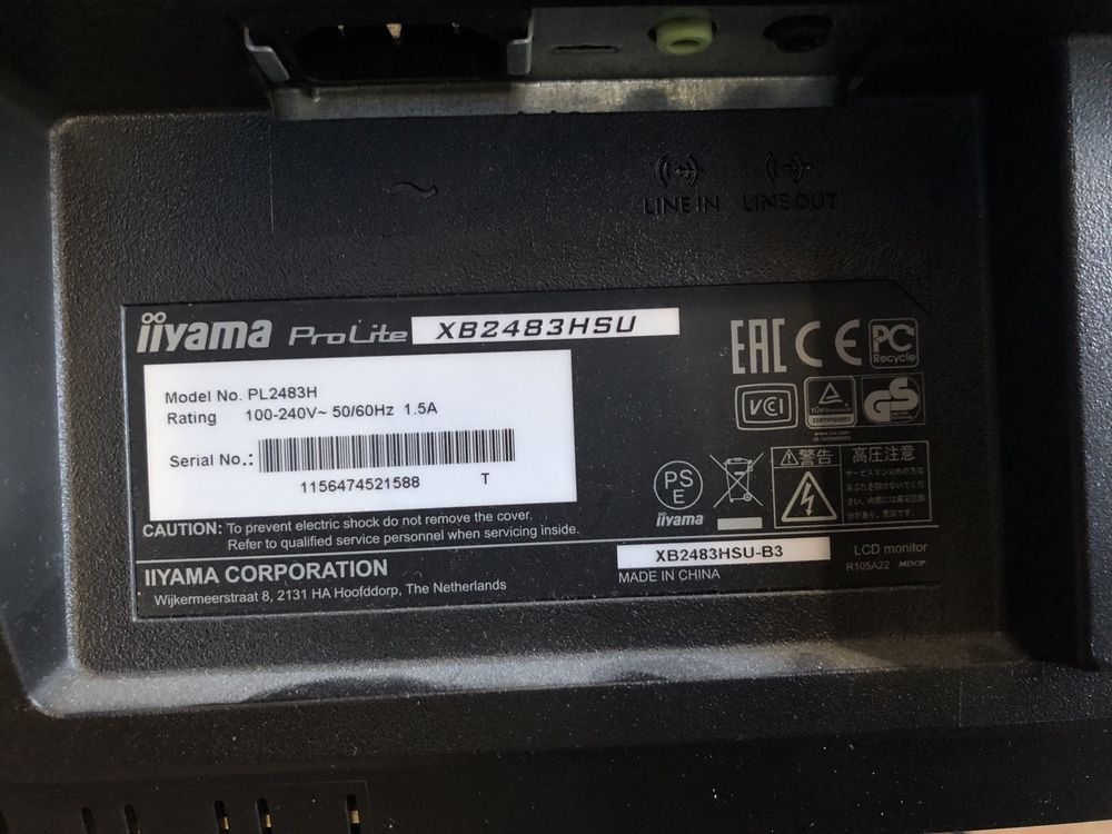 Monitor iiyama 24” ProLite LED XB2483HSU