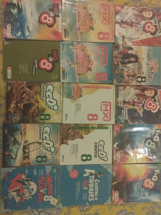 Livros escolares 8 ano