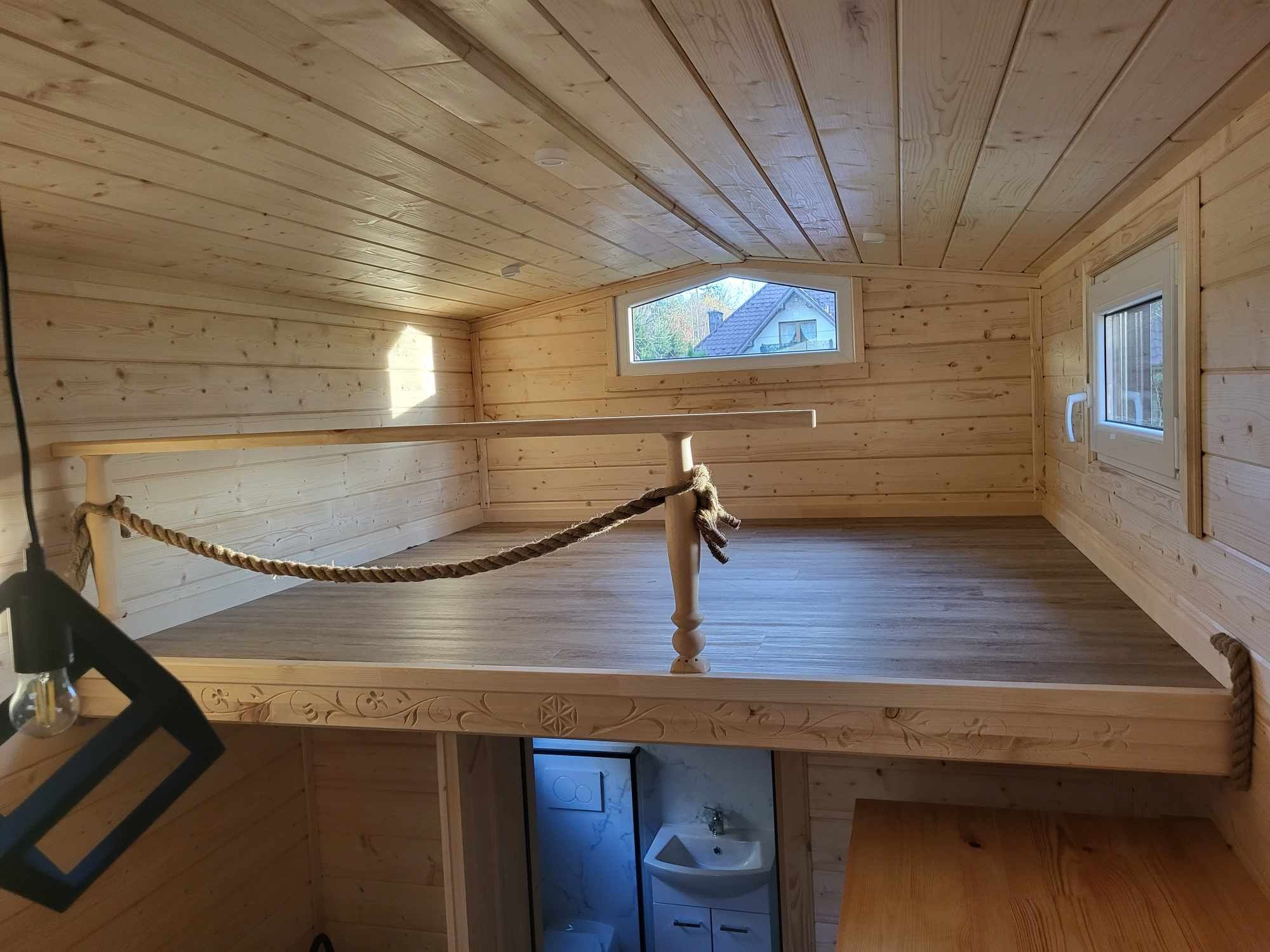 Dom mobilny Tiny House przyczepa camping całoroczny letniskowy