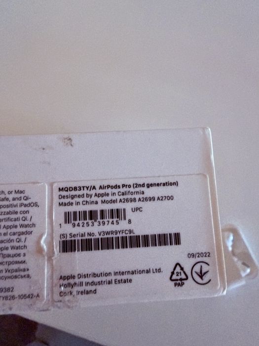 Airpods Pro 1 ª geração originais