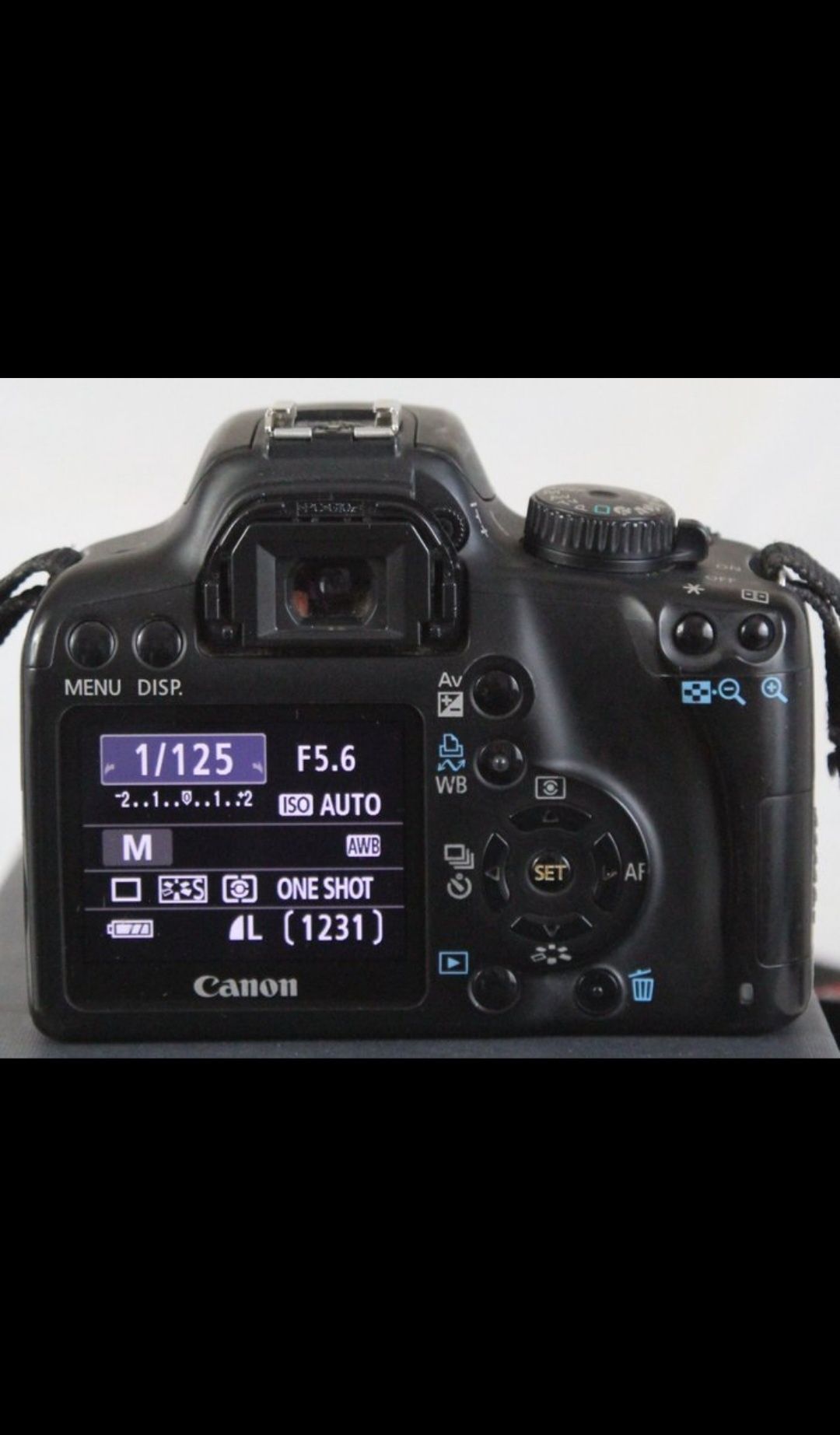 Canon Eos 1000D.