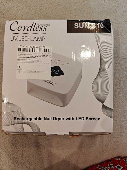 Bezprzewodowa lampa UV do paznokci Akumulatorowa suszarka do paznokci