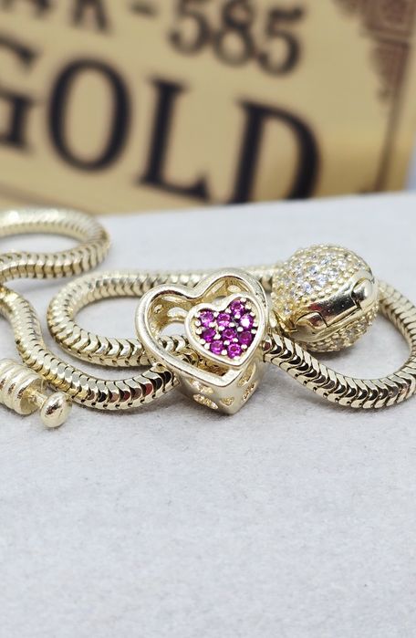 Złoty charms próba 585 14k