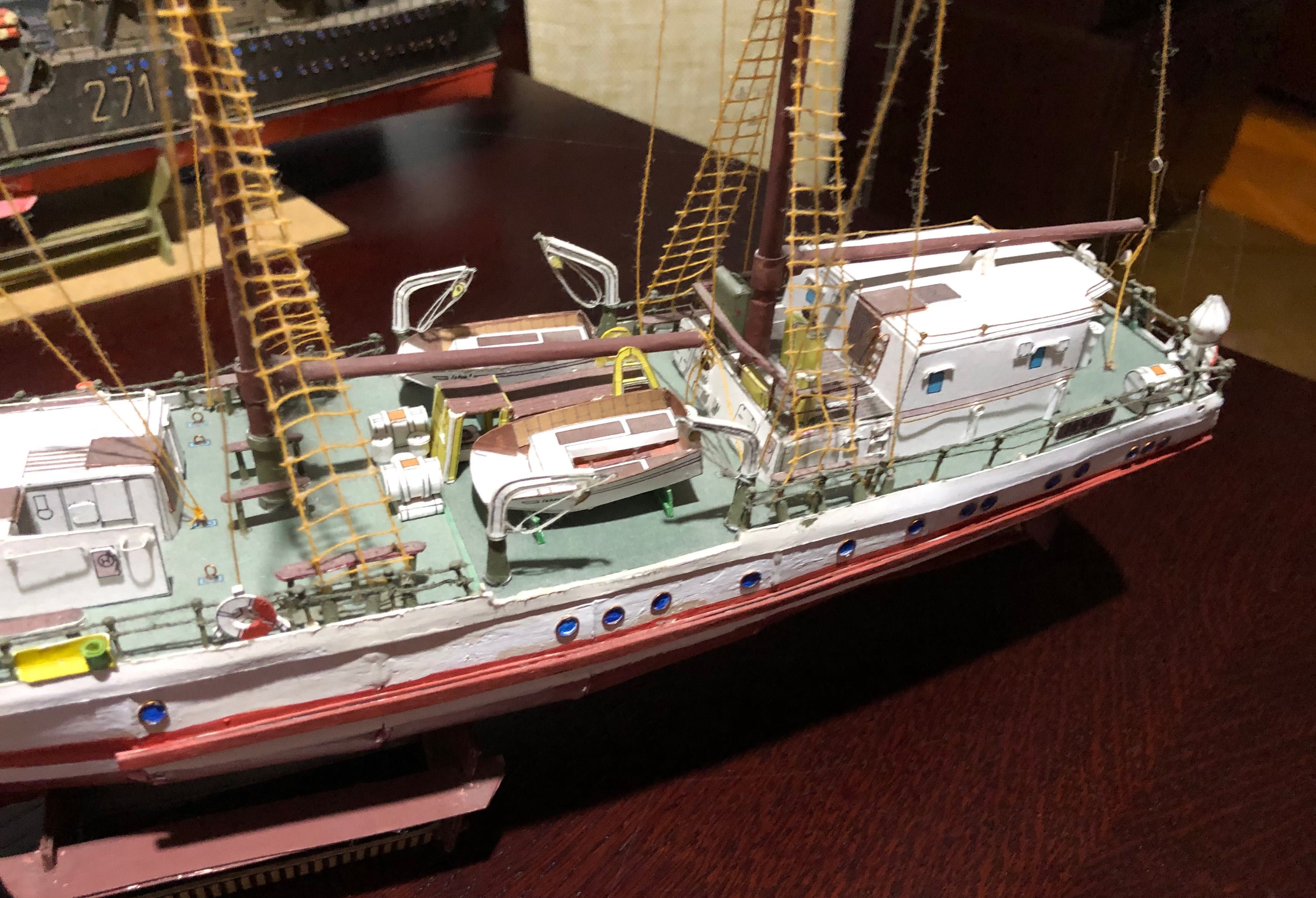 Model statku ORP Iskra