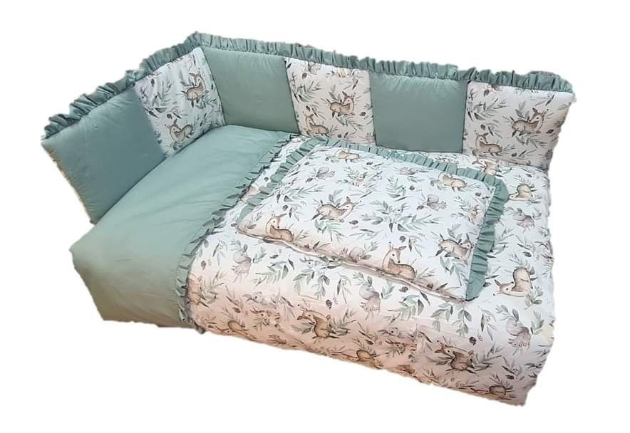 Zestaw pościeli do łóżeczka, wyprawka 9elementów 90x120