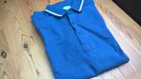 Nowa koszulka polo męska, niebieska, rozmiar M, Peter Werth
