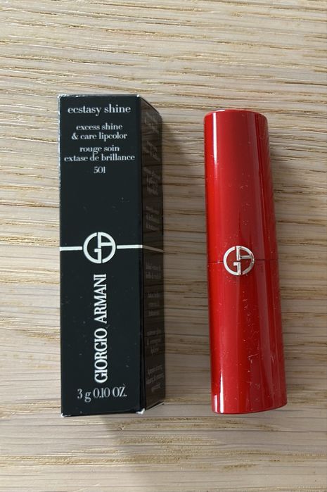 Szminka Giorgio Armani ecstasy shine - kolor 501 eccentrico
