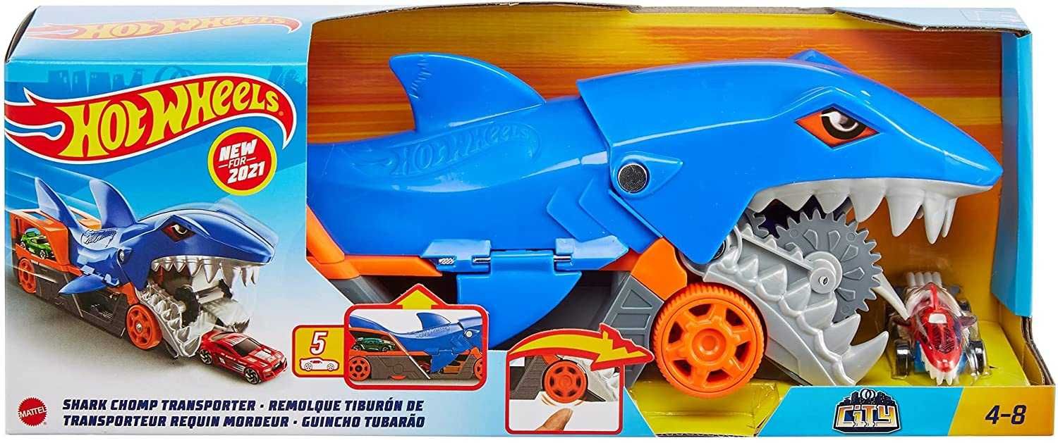 Хот вилс Акула машина автовоз транспортер Hot Wheels Shark Оригинал