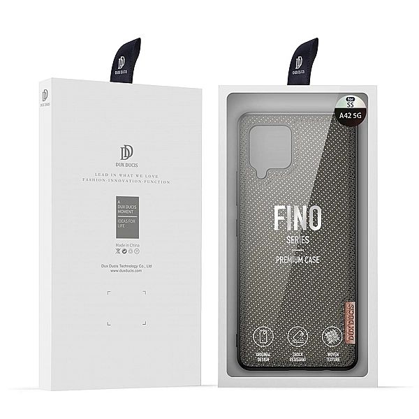 Etui Fino Dux Ducis Nylonowe Pokrycie do Samsung Galaxy A42/5G zielony