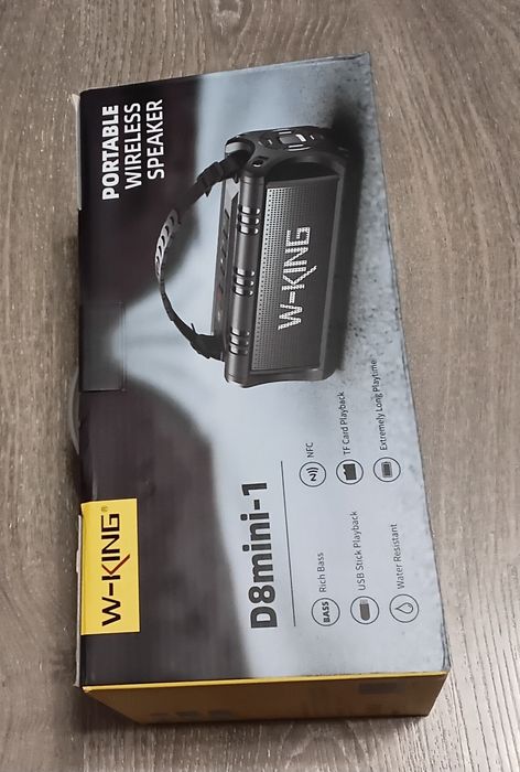 Портативна колонка  W-KlNG D 8 mini-1 Bluetooth  Speaker New, оригінал